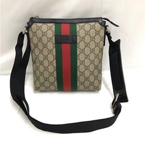 Authentic Gucci PVC Messenger Bag